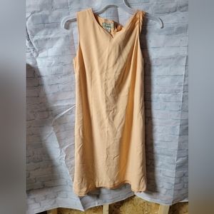 Tommy Bahama Size 12 100% Silk peach‎ summer Dress